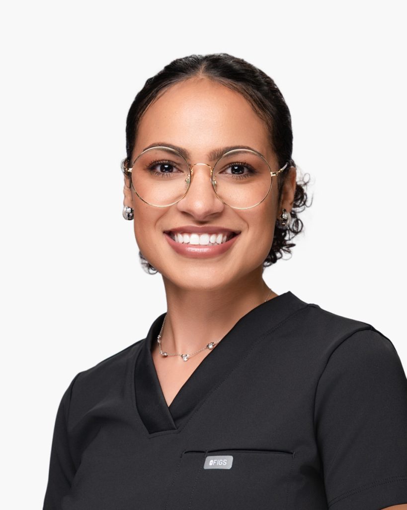 Professional branding headshot of woman with glasses in Edmond Oklahoma for personal branding photography