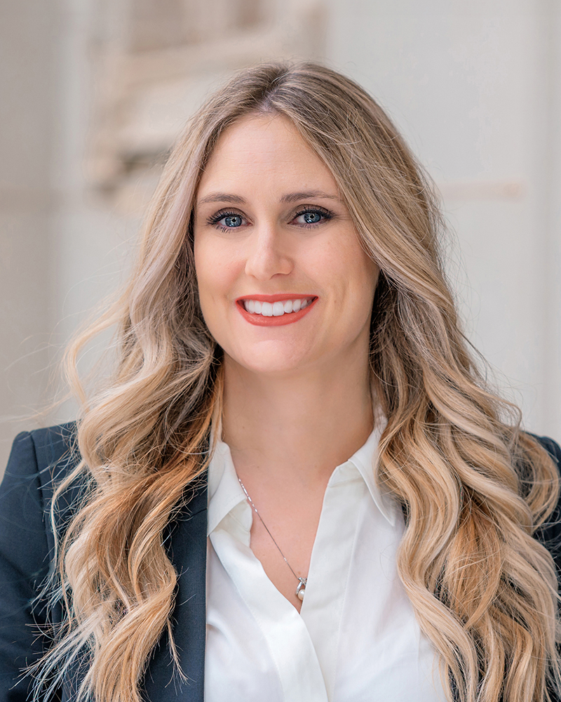 Professional headshot of Alexandra G. Ah Loy, partner at Hall Booth Smith in Oklahoma City, photographed by Jana Hill of J. Hill Photography.