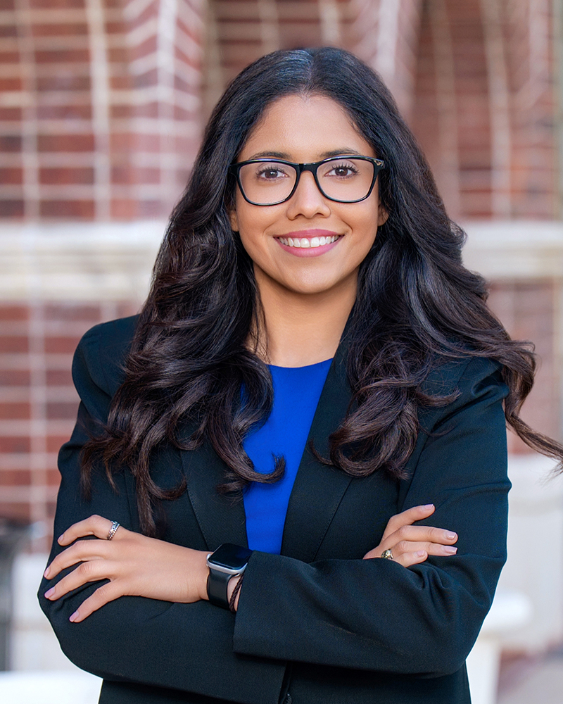 Headshot of Alejandra Gutierrez, attorney at Hall Booth Smith’s Oklahoma City office, captured by Jana Hill of J. Hill Photography.