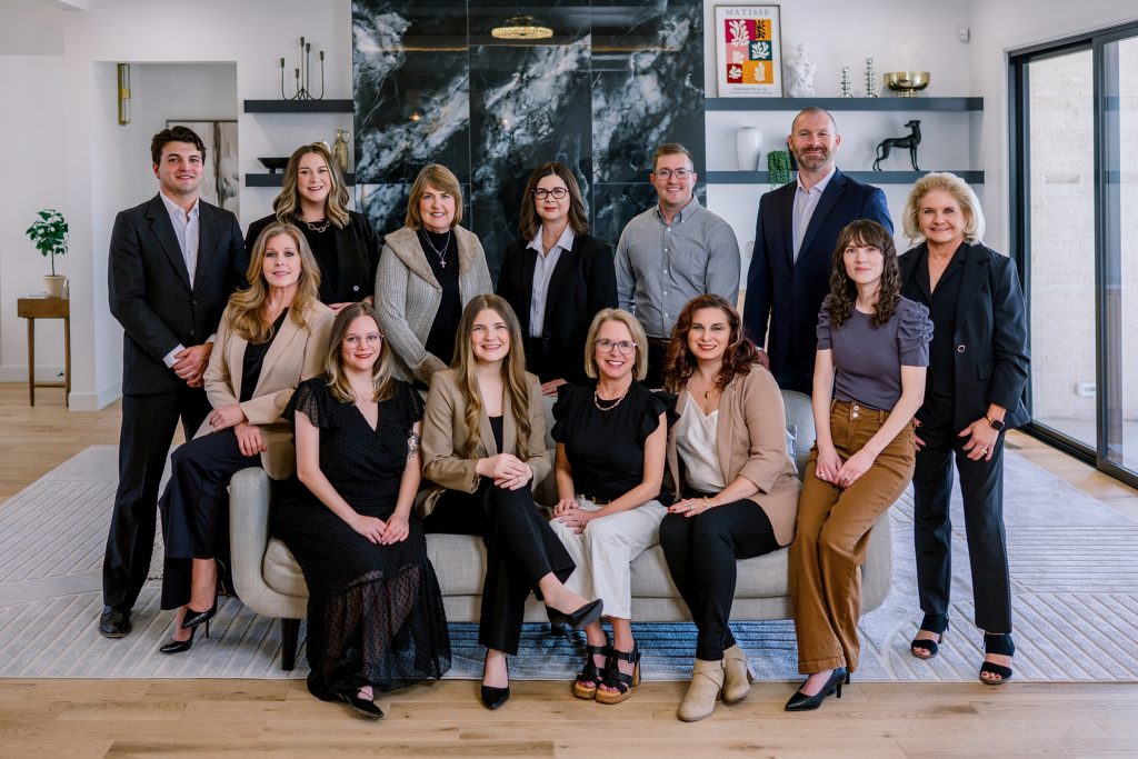 Corporate team headshots photographed for Oklahoma City business