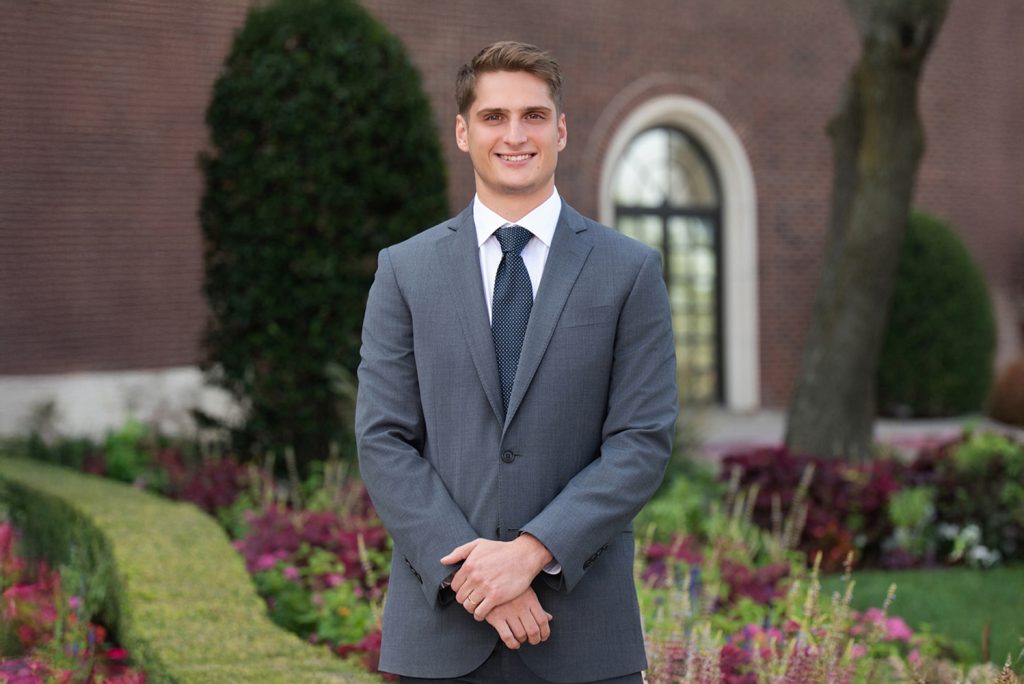 Outdoor professional headshot photographed in Oklahoma City